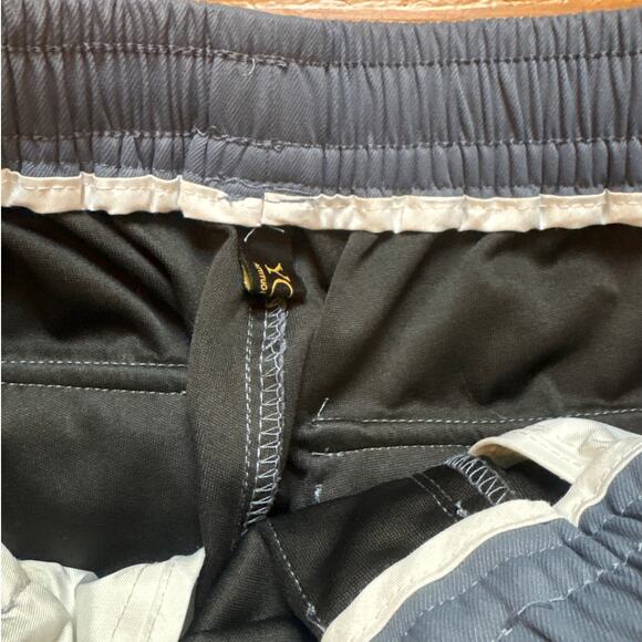 Gurbaks gray ivory color block cargo sweatpants SIZE S - Picture 4 of 5